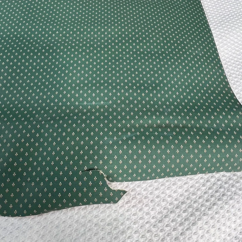 Vintage Forest Green Geometric Micro Diamond Wallpaper Roll 20.5in x ~66in Total